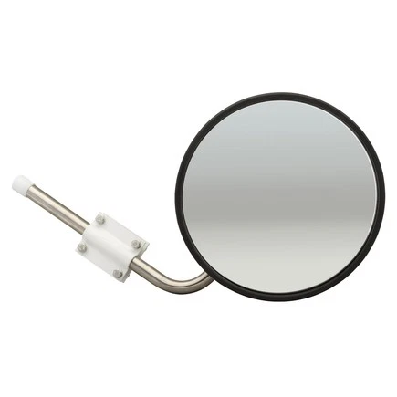 Grote 28493 10 1/2" Convex Cross Over Mirrors, Mirror Assembly, Stainless Steel