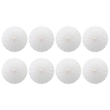 8PCS Parasol Wedding Umbrella Party Favor 40cm Bamboo Umbrellas for Bridal6077