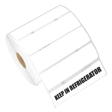 3.5" x 1" Direct Thermal Label - Compatible with Rollo Label Printer & Zebra ...