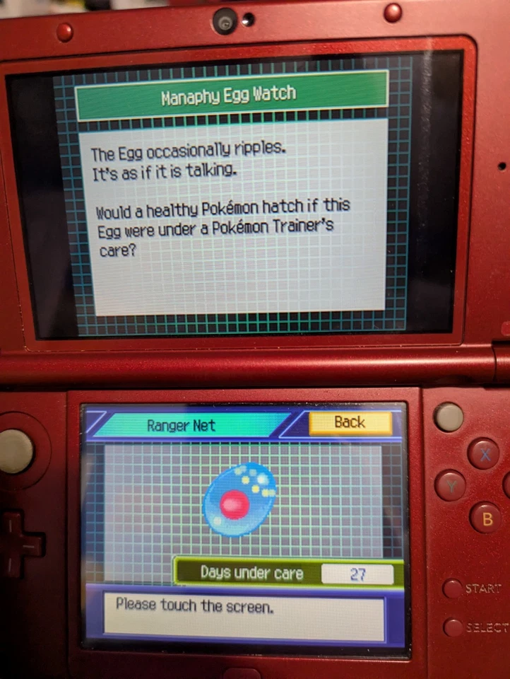 Manaphy Ready Pokemon Ranger (Nintendo DS, 2006) Authentic Tested - Image 3 of 4