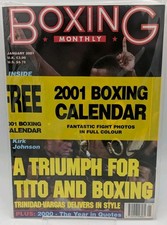 Collectable Boxing Monthly Magazine - January 2001 A triumph for Tito and... UK⭐