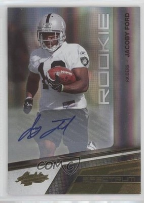 2010 Panini Absolute Memorabilia 134/199 Jacoby Ford #138 Rookie Auto RC 12uu
