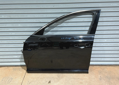 2018-2023 Kia Stinger Front Left Driver Side Exterior Door Shell Black PO42 OEM