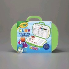 Crayola Sculpting Station Creative Play Set Air Dry Clay Painting Kit