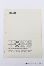 Yamaha TX816 TX216 Operations Directory b VINTAGE SYNTH DEALER