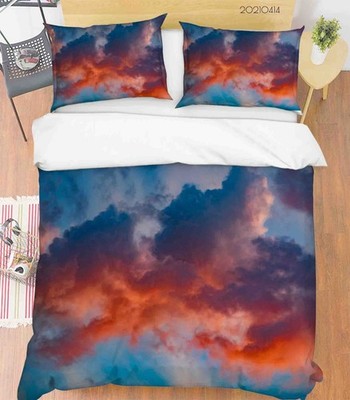 3D Sky Clouds Landscape Quilt Cover Set Bedding Sets Pillowcases