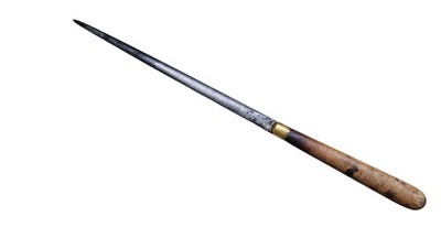 Antique German hand-forged bodkin / awl / maritime spike dating from the late...