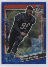 2023 Panini Donruss Rated Rookie Optic Preview Blue Scope Prizm Myles Murphy rp9
