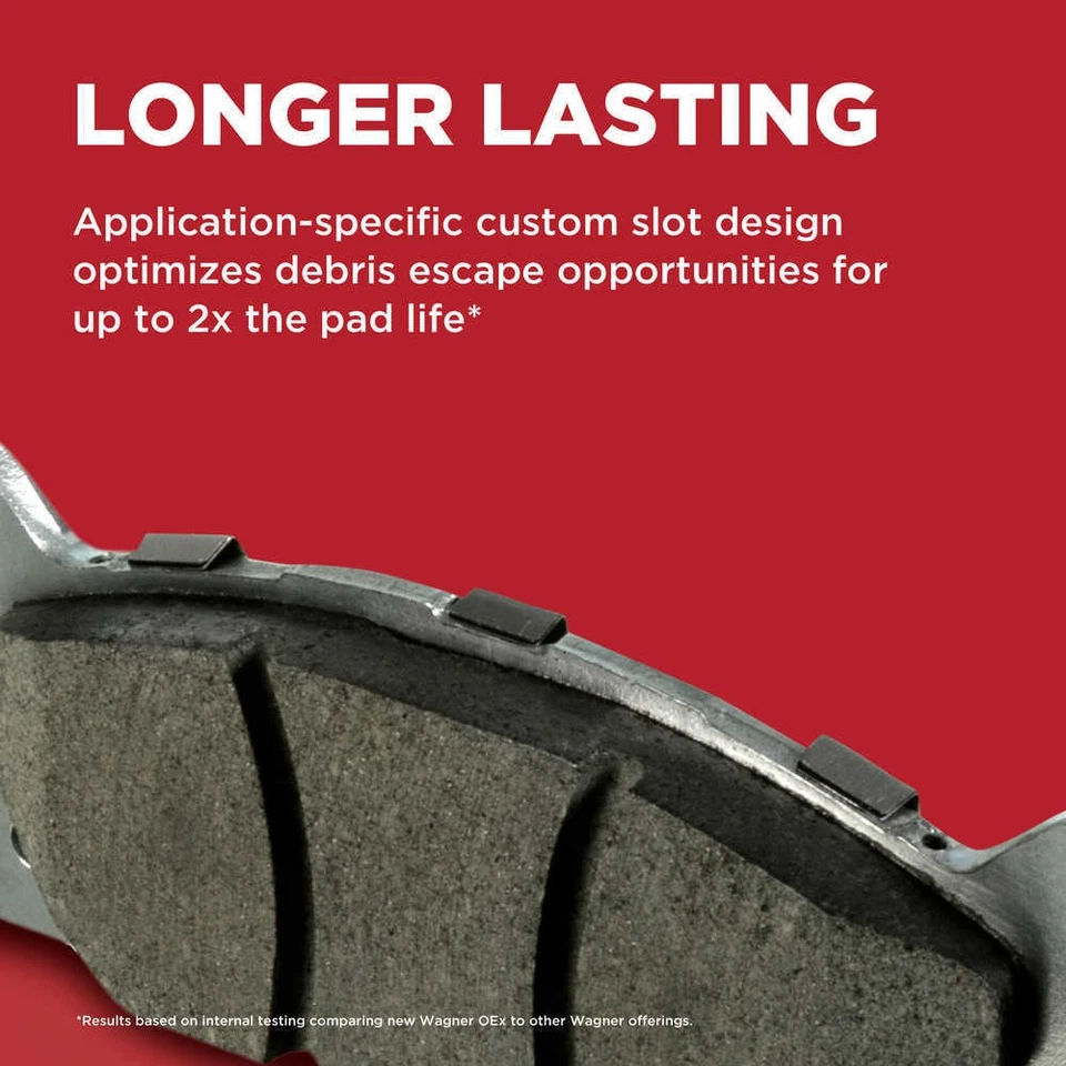 Disc Brake Pad Set fits 2009-2019 Nissan 370Z WAGNER BRAKE - Image 3 of 4