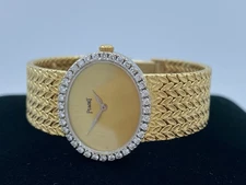 Piaget 18K Yellow Gold Diamond Ladies Watch 6806