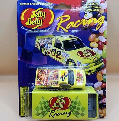 2000 Jelly Belly Racing Nascar Craftsman Truck & Tin #02 Jim Inglebright 1/64