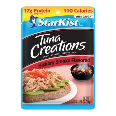 StarKist Tuna Creations Hickory Smoked Pouch 2.6 oz  1 Pack Wild Caught, 17g ...