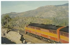 Southern Pacific Co. Railroad Overland Limited Passenger Train Vintage Postcard