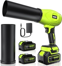 Seese Cordless Handheld Violent Fan/Leaf Blower  2 Batteries/Charger/Case