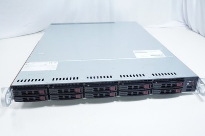 Supermicro SYS-1019P-WTR WIO 10x 2.5'' Bay, X11SPW-TF 1 TB NVMe 48GB RAM SERVER