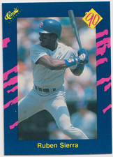 1990 Classic #7 Ruben Sierra Texas Rangers