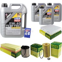 Inspektionspaket 8L Liqui Moly Top Tec 4100 5W-40 FüR Mercedes M-Klasse W163 ML