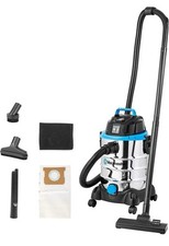 Vacmaster, VQ607SFD, 6 Gallon 3 Peak HP Stainless Steel Wet/Dry Shop Vacuum