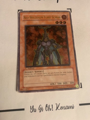 NEO-ESPACIO FRALE ESCARABAJO - 1. EDICIÓN POTD-DE004 DE Yu-Gi-Oh! TARJETA ULTIMATE R* - Imagen 4 de 6