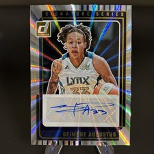 2025 Donruss WNBA #SS-SA SEIMONE AUGUSTUS Signature Series Auto Holo Laser