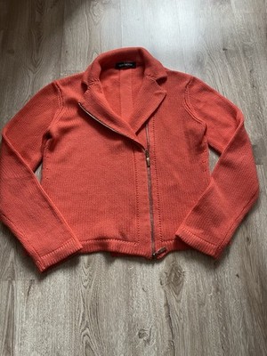 Iris Von  Arnim Cashmere Women s Zip Cardigan Sweater size XL