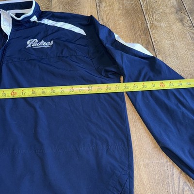Vintage Nike San Diego Padres Windbreaker Jacket Quarter Zip MLB
