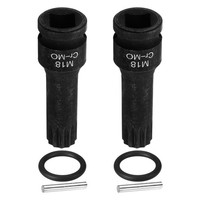 "2X 1/2\" M18 Dreikant-Stecknuss 18Mm CR-MO"