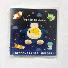B597 Pokemon Sleep Daiichi Pan Sticker Holder 4 Pocket Binder & 1 Sticker J31