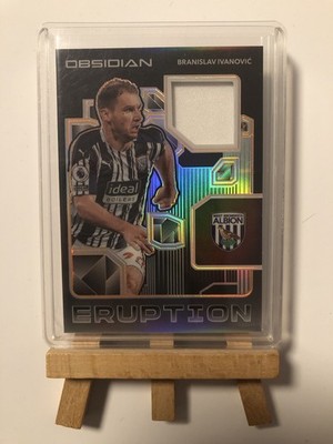 Panini Obsidian Soccer 20/21 Branislav Ivanovic Patch /50 West Bromwich Relic 