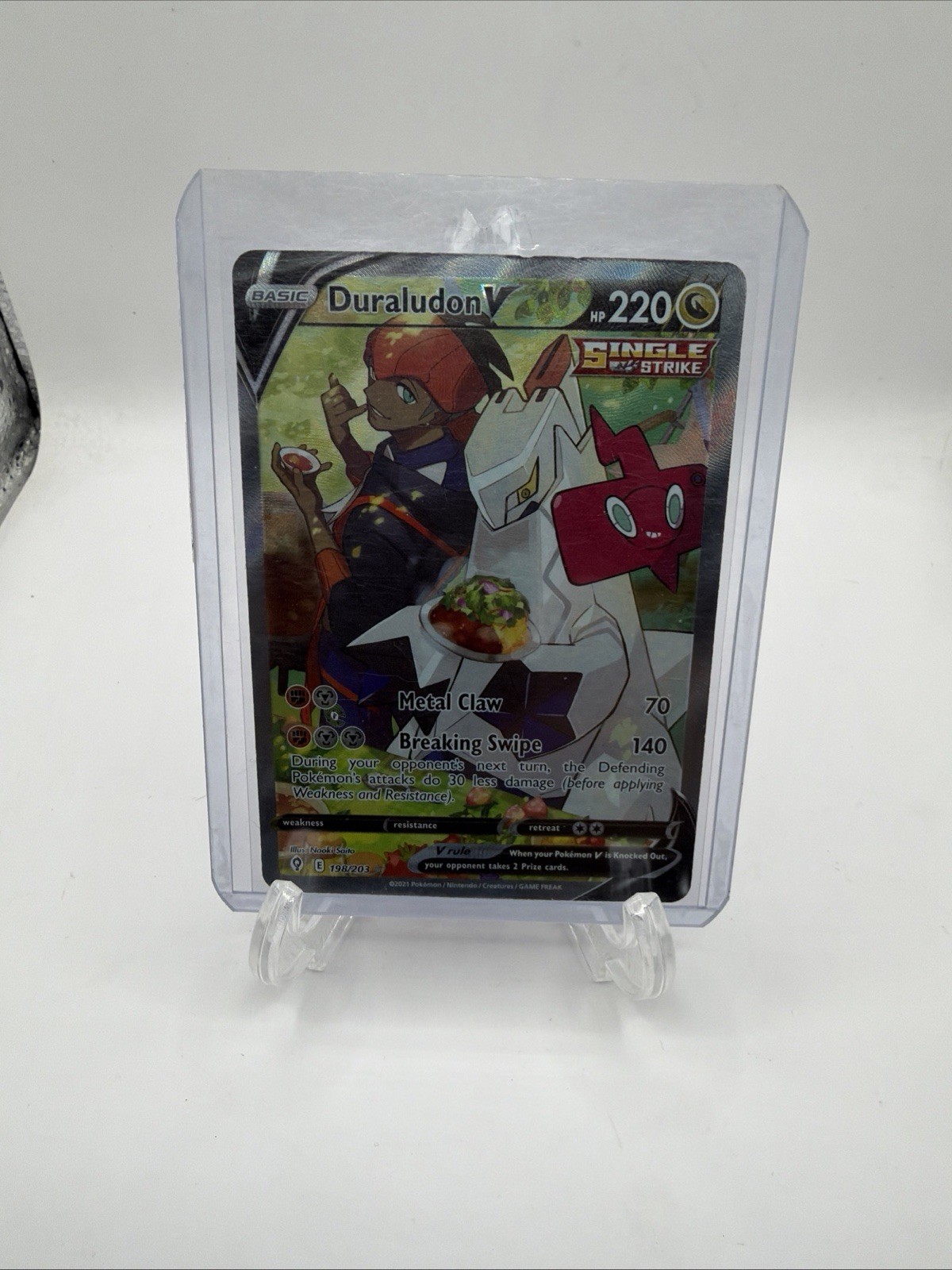 Duraludon V (Alternate Full Art) 198/203 SWSH07: Evolving Skies Holo