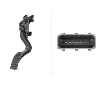 Sensor, accelerator pedal position Hella 6PV010175-741 for Fiat