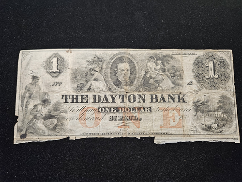 Obsolete Currency St. Paul, MN - Dayton Bank $1 185 Remainder