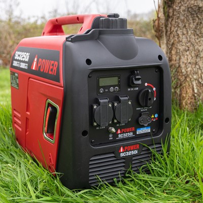 A-iPower 3.2kW Petrol Inverter Generator Quite Portable Suitcase 