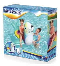 Bestway H20 Go! Flash N' Splash Seal Ride-On Inflatable Pool Float 62 in x 45 in
