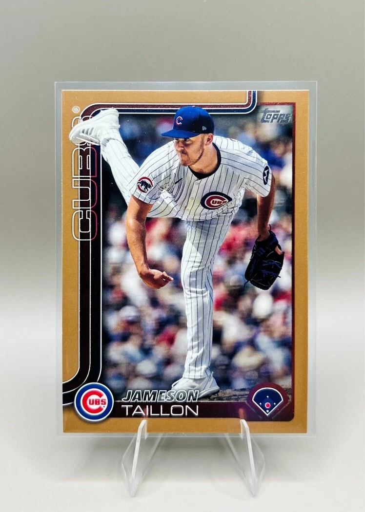 2025 Topps Series 1 Gold #134 Jameson Taillon Chicago Cubs /2025