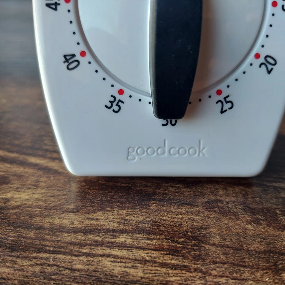 Goodcook 60-Minute Analog Timer White Tested - Image 2 of 3