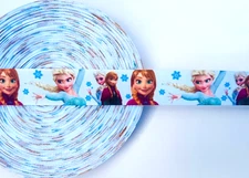 Frozen Grosgrain Ribbon | Elsa and Anna Craft Ribbon by the Yard
