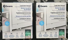 Swann Home Alert Wi-Fi Smart Wireless Water Leak Sensor Alarm Kit 2 Pack