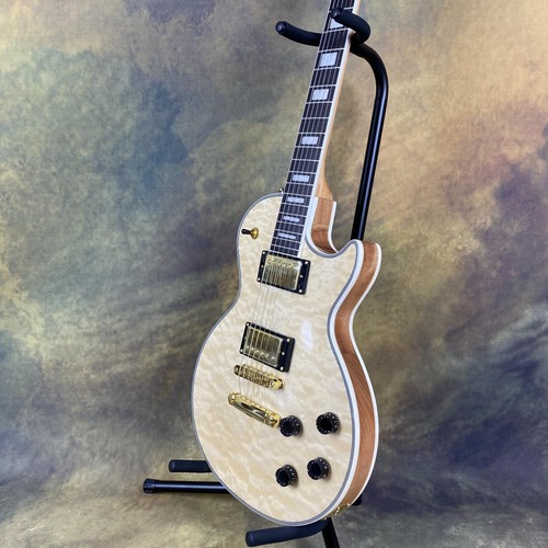 In Stock 6-String Clear Flame Maple Custom Electric Guitar Ships from the U.S.A. - Picture 5 of 9