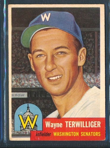 Wayne Terwilliger #159 1953 Topps card