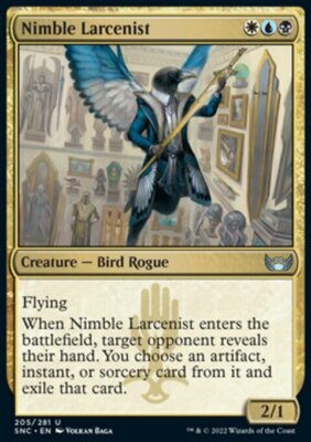 MTG Magic the Gathering Nimble Larcenist (205/484) Streets of New Capenna LP