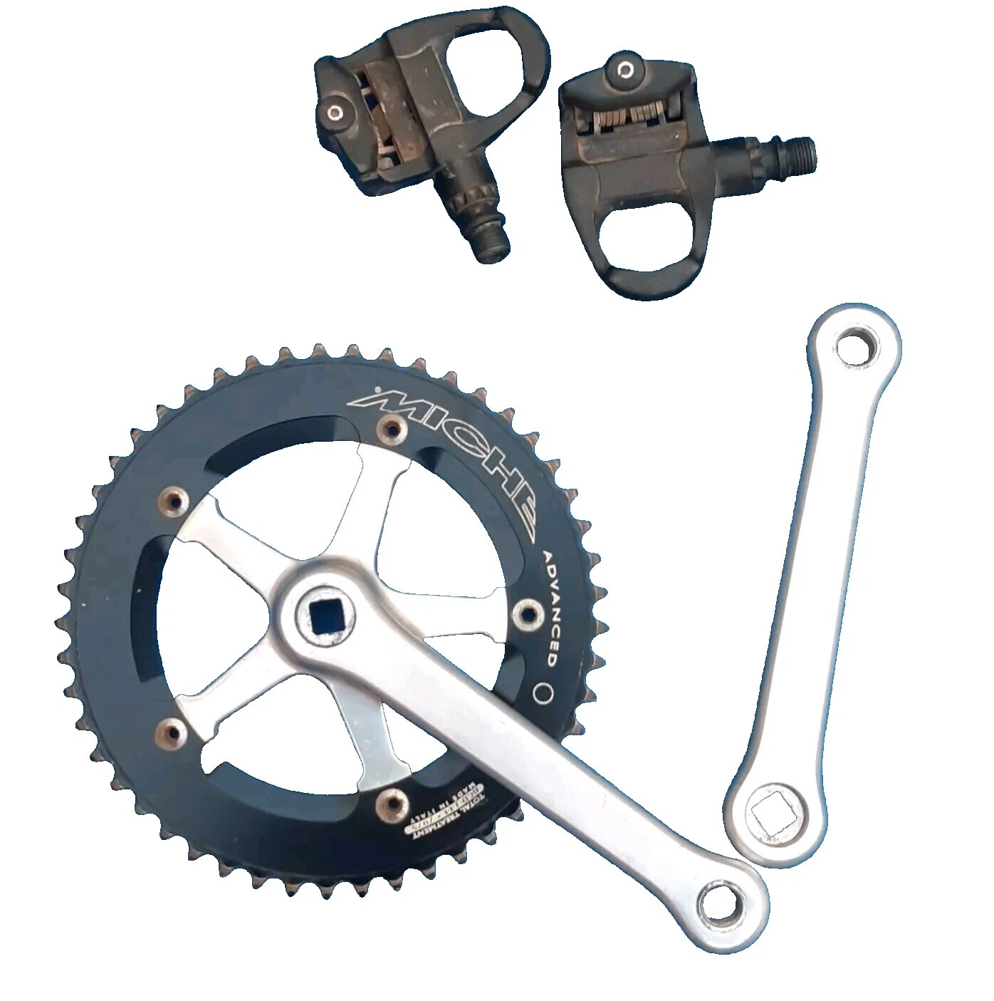 Platos y bielas bicicleta plato único Miche