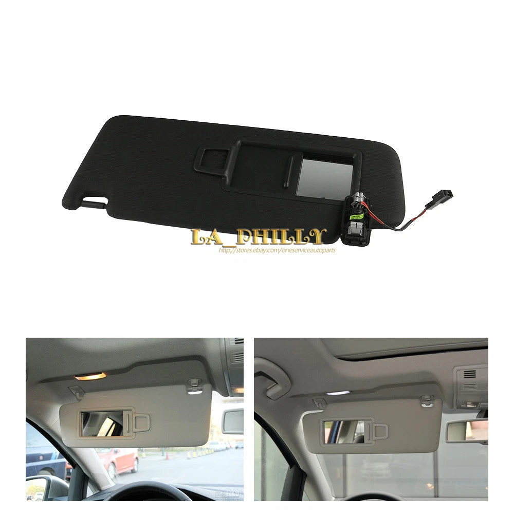 New Black Interior Sun Visor Sunvisor Left Side For VW GTI Golf MK7 VII