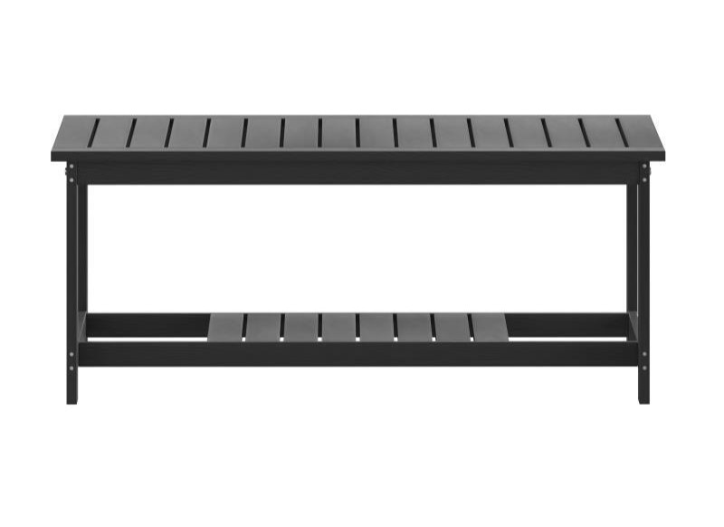 Flash Furniture 18" Tiered Commercial Grade Coffee Conversation Table in Black