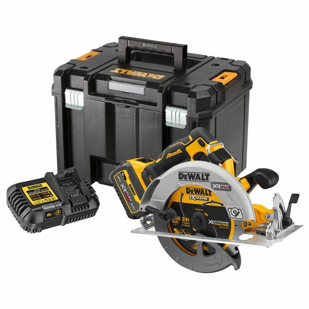 5035048740101 DEWALT. PILARKA TARCZ. 18V FLEXVOLT VORTEIL 1x6,0Ah 190 мм TSTAK ПОСТОЯННОГО ТОКА.