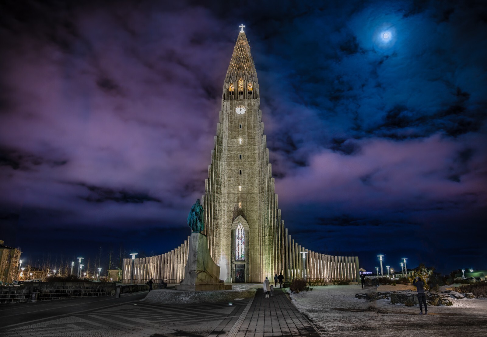 Hallgrimskirkja: Church of Iceland.  Signed, Fine Art Print by J.A. Dunbar