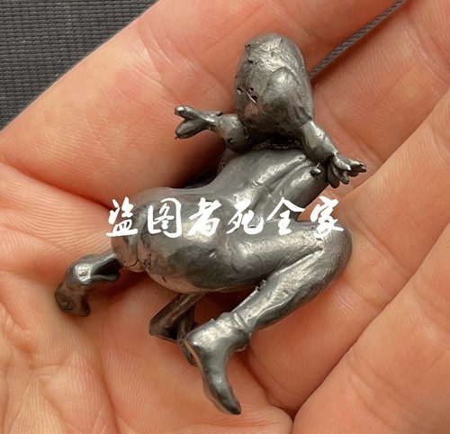 1.9" Brass Crazy Naked Sexy Girl Statue Art Beauty Model Figurine Nude Artwork - Picture 7 of 8