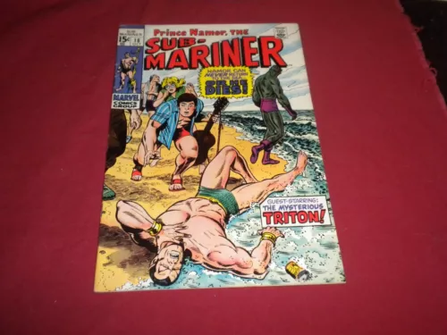BX19 Sub-Mariner #18 marvel 1969 comic 7.5 silver age NICE! SEE STORE!