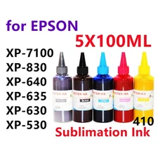 Sublimation ink for XP7100 XP830 XP640 XP630 XP530 T410 410 cartridge