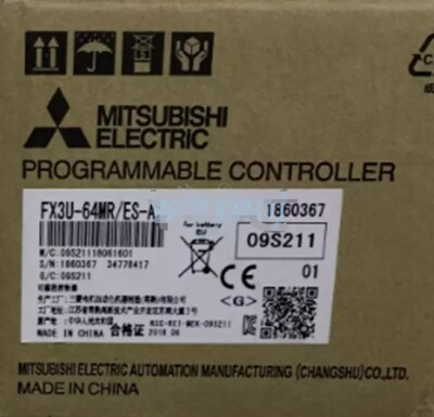 1PC New Mitsubishi PLC FX3U-64MR/ES-A Programmable Logic Controller/*